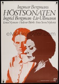 2t229 AUTUMN SONATA Swedish 1978 Ingmar Bergman directs & Ingrid Bergman stars, Liv Ullmann, rare!