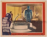 2w264 DAY THE EARTH STOOD STILL LC #2 1951 great image of Gort and Patricia Neal inside space ship!