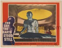 2w263 DAY THE EARTH STOOD STILL LC #3 1951 close up of Gort healing Rennie while Neal watches!