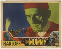 2w291 MUMMY LC #4 R1951 incredible c/u of Boris Karloff before he becomes the monster, rare!