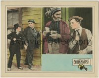 2w296 SHERLOCK JR LC 1924 2 great images of Buster Keaton, in top hat & shooting pool, ultra rare!