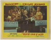 2w271 SOME LIKE IT HOT LC #8 1959 sexy Marilyn Monroe with Tony Curtis, Jack Lemmon & band!