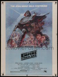 2x042 EMPIRE STRIKES BACK style B 30x40 1980 George Lucas sci-fi classic, cool artwork by Tom Jung!