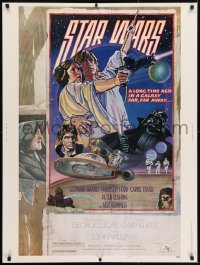 2x040 STAR WARS style D 30x40 1978 George Lucas sci-fi epic, art by Drew Struzan & Charles White!