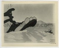 2x633 BRAVE LITTLE TAILOR 8x10 key book still 1938 giant causes wave to swamp Mickey Mouse's boat!