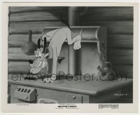 2x688 SQUATTER'S RIGHTS 8.25x10 still R1950s great image of Pluto barking at critters in stove!