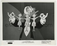 2x691 SYMPOSIUM ON POPULAR SONGS 8x10 still 1962 Walt Disney, Ludwig Von Drake with paper dolls!