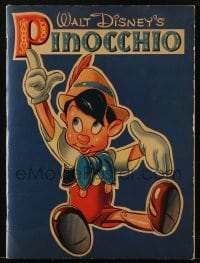 2x598 PINOCCHIO coloring book 1939 Disney classic cartoon, the story with pictures to color!