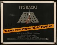 2x131 STAR WARS 1/2sh R1981 George Lucas classic epic, art by Tom Jung, it's back!