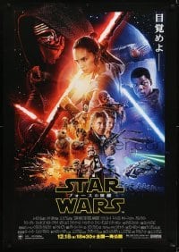 2x051 FORCE AWAKENS advance Japanese 29x41 2015 Star Wars: Episode VII directed by J.J. Abrams!