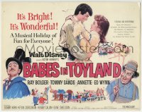 2x414 BABES IN TOYLAND TC 1961 Walt Disney, Ray Bolger, Tommy Sands, Annette Funicello, musical!