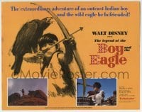 2x423 LEGEND OF THE BOY & THE EAGLE TC 1967 Walt Disney, cool art of boy w/bow & perched eagle!