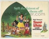 2x375 SNOW WHITE & THE SEVEN DWARFS TC R1975 Disney cartoon classic, still the fairest of them all!
