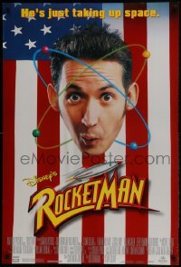 2x220 ROCKETMAN DS 1sh 1997 wacky close-up of Harland Williams, he's just taking up space!