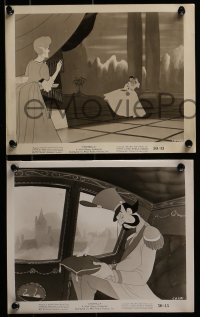 2x739 CINDERELLA 6 8x10 stills 1950 Walt Disney classic fantasy cartoon, great images!
