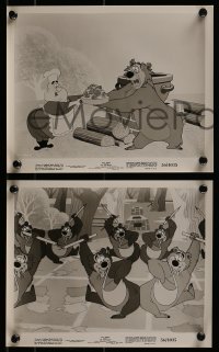 2x769 IN THE BAG 3 8x10 stills 1956 Jack Hannah Walt Disney cartoon, great images of bears and more!