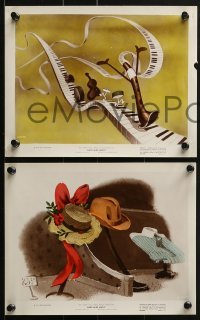 2x741 MAKE MINE MUSIC 6 color 8x10 stills 1946 Disney feature cartoon, musical animation art!