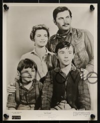 2x744 OLD YELLER 6 8x10 stills 1957 Dorothy McGuire with faithful canine, Chuck Connors!