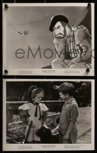 2x720 SO DEAR TO MY HEART 14 8x10 stills 1949 Disney, Bobby Driscoll & Luana Patten with animals!