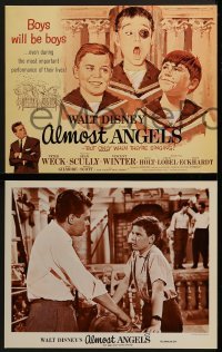 2x473 ALMOST ANGELS 8 LCs 1962 Walt Disney, Peter Weck, Vincent Winter, Vienna choirboys!