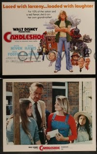 2x447 CANDLESHOE 9 LCs 1977 Walt Disney, young Jodie Foster, she'd con her own grandma!