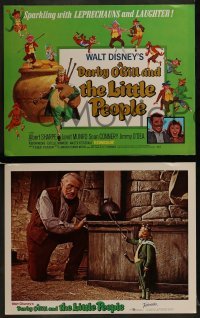 2x450 DARBY O'GILL & THE LITTLE PEOPLE 9 LCs R1969 Disney, Sean Connery, it's leprechaun magic!