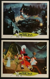 2x522 PETER PAN 6 LCs R1976 great images from Walt Disney animated cartoon fantasy classic!