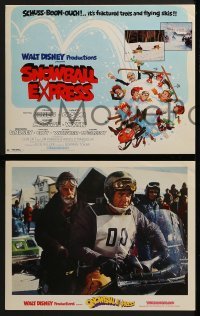 2x506 SNOWBALL EXPRESS 8 LCs 1972 Walt Disney, Dean Jones, it's fractured trees & flying skis!