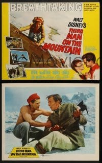 2x514 THIRD MAN ON THE MOUNTAIN 8 LCs 1959 James MacArthur climbing mountain, Michael Rennie!