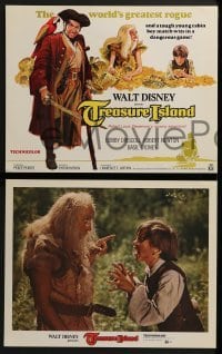 2x530 TREASURE ISLAND 5 LCs R1975 Bobby Driscoll, Robert Newton as pirate Long John Silver!