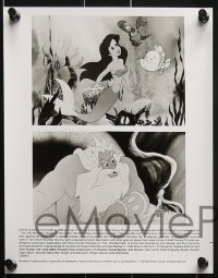 2x576 LITTLE MERMAID presskit w/ 5 stills 1989 great images of Ariel & cast, Disney cartoon!