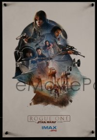 2x141 ROGUE ONE 3 IMAX mini posters 2016 A Star Wars Story, cool different montage art!