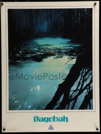 2x147 STAR TOURS 18x24 special poster 1986 Disney & Star Wars, faux travel poster, Dagobah system!