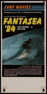 2y069 FANTASEA '84 Aust daybill 1984 great close up surfing photo, a blast of ocean fever!