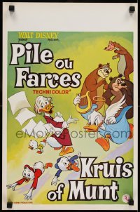 2y524 PILE OU FARCES Belgian 1960s Disney, Donald Duck, Huey, Dewey, Louie & Ludwig von Drake!