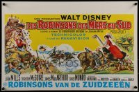 2y545 SWISS FAMILY ROBINSON Belgian R1970s John Mills, Walt Disney family fantasy classic!