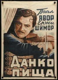 2y003 DANKO PISTA Bulgarian 1941 cool different art of Pal Javor in the title role!