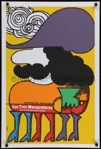 2y167 THREE MUSKETEERS Cuban R1990s Michael York, Alexandre Dumas, wacky art by Bachs!