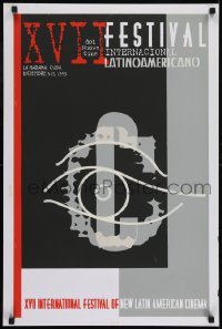 2y171 XVII INTERNATIONAL FESTIVAL OF NEW LATIN AMERICAN CINEMA Cuban 1995 cool art and design!