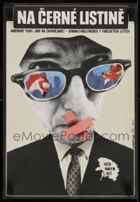 2y258 FRONT Czech 12x17 1978 Woody Allen, Martin Ritt, 1950s Communist Scare blacklist!