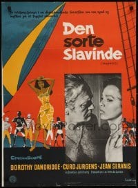 2y318 TAMANGO Danish 1961 sexy Dorothy Dandridge hates Curt Jurgens, interracial romance, Stilling!