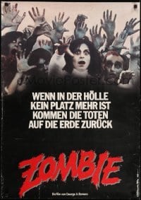 2y122 DAWN OF THE DEAD teaser German 1979 George Romero, different image of zombies!