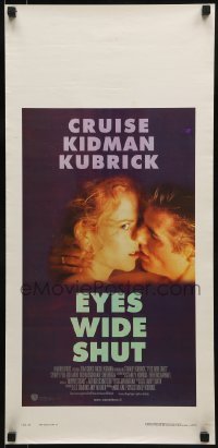 2y925 EYES WIDE SHUT Italian locandina 1999 Kubrick, romantic images of Cruise & Nicole Kidman!