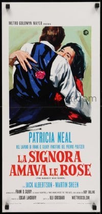 2y989 SUBJECT WAS ROSES Italian locandina 1969 different art of Sheen & Patricia Neal embracing!
