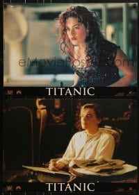 2y872 TITANIC group of 6 Italian 18x25 pbustas 1997 Leonardo DiCaprio, Kate Winslet, James Cameron!