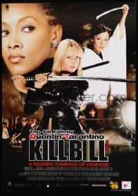 2y028 KILL BILL: VOL. 1 DS Thai poster 2003 Quentin Tarantino, Uma Thurman, all English design!
