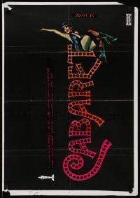 2y136 CABARET Yugoslavian 23x33 1973 Liza Minnelli in Nazi Germany, directed by Bob Fosse!