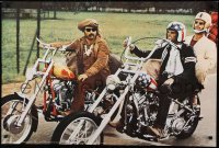 2z442 EASY RIDER 25x37 Dutch commercial poster 1969 Fonda, Nicholson & Hopper on motorcycles!