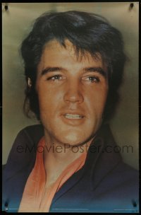 2z446 ELVIS PRESLEY 25x38 English commercial poster 1970 cool close-up image of the King!