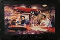 2z457 EVENING AT RICK'S 24x36 commercial poster 1993 Monroe, Presley, Dean and Bogart by Bungarda!